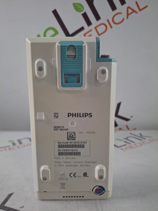 Philips M3001A-A01C06 Fast SpO2, NIBP, ECG, Temp, IBP MMS Module