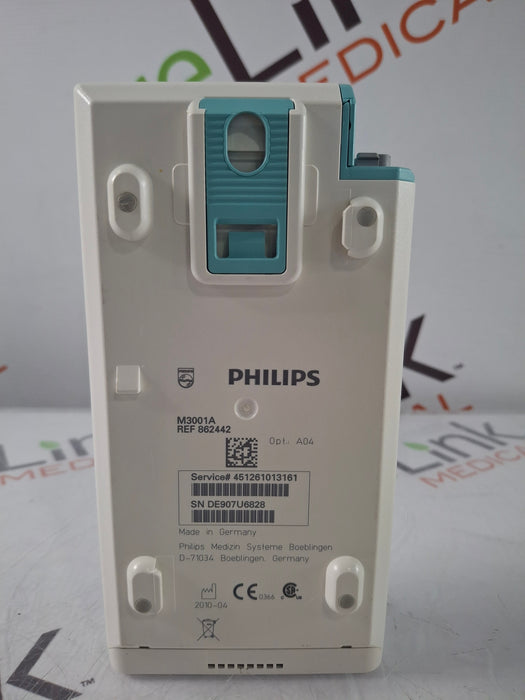 Philips M3001A-A01C06 Fast SpO2, NIBP, ECG, Temp, IBP MMS Module