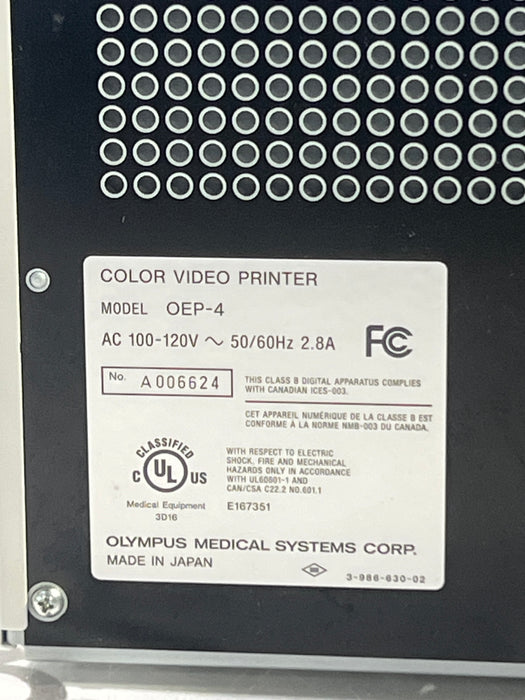 Olympus OEP-4 Color Video Printer