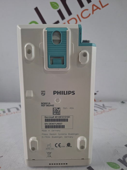 Philips M3001A-A01C06 Fast SpO2, NIBP, ECG, Temp, IBP MMS Module