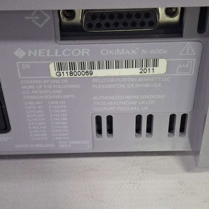 Nellcor OxiMax N-600x Pulse Oximeter