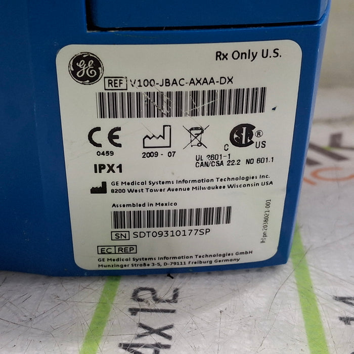 GE Healthcare Dinamap V100 - NIBP, SpO2, Temp Vital Signs Monitor