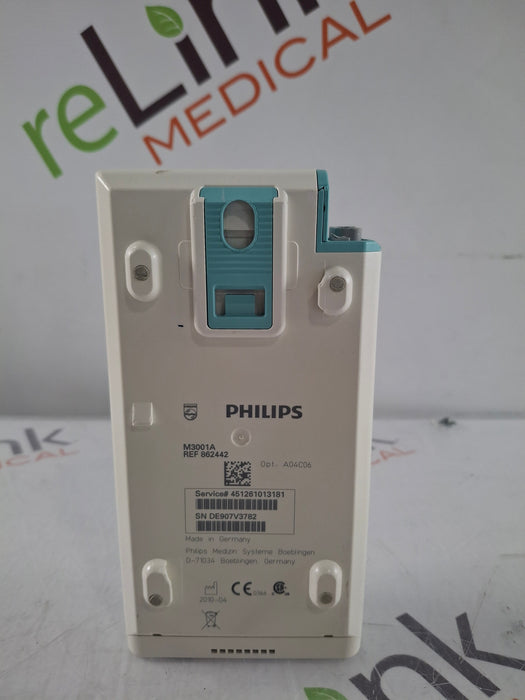 Philips M3001A-A01C06 Fast SpO2, NIBP, ECG, Temp, IBP MMS Module