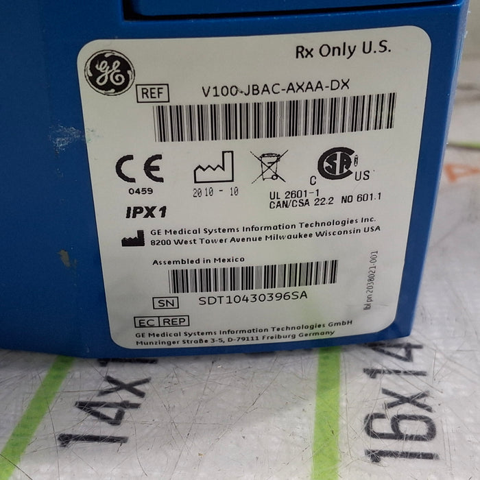 GE Healthcare Dinamap V100 - NIBP, SpO2, Temp Vital Signs Monitor