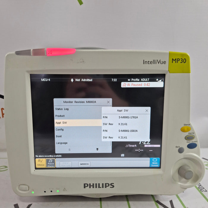 Philips IntelliVue MP30 Patient Monitor