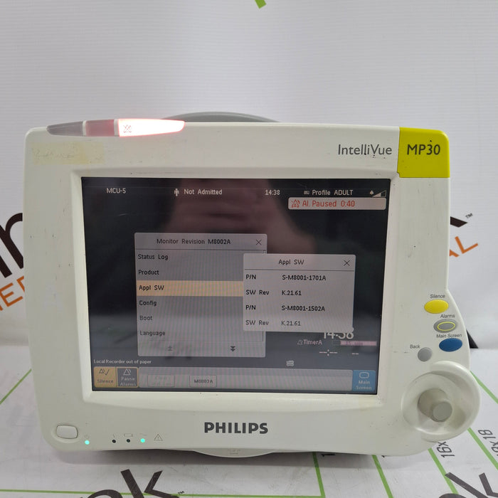 Philips IntelliVue MP30 Patient Monitor