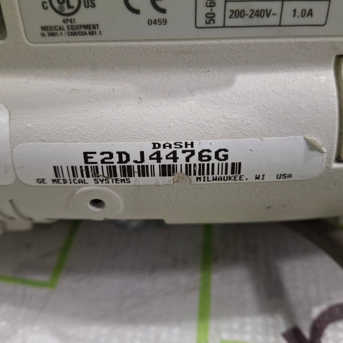 GE Healthcare Dash 3000 - Masimo SpO2 Patient Monitor