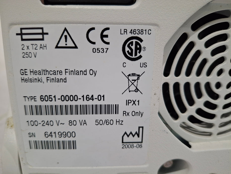 Datex-Ohmeda Cardiocap 5 Anesthesia Monitor