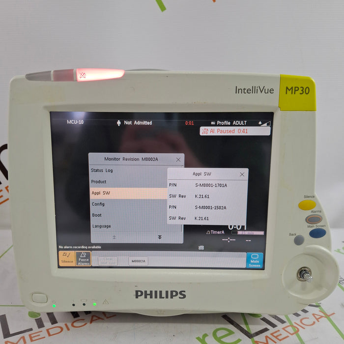 Philips IntelliVue MP30 Patient Monitor