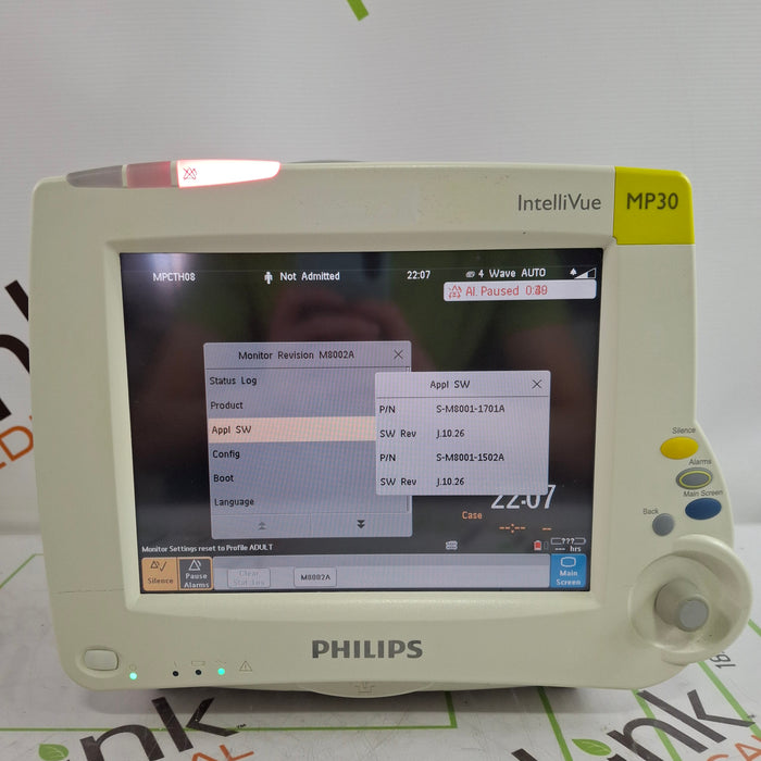 Philips IntelliVue MP30 Patient Monitor