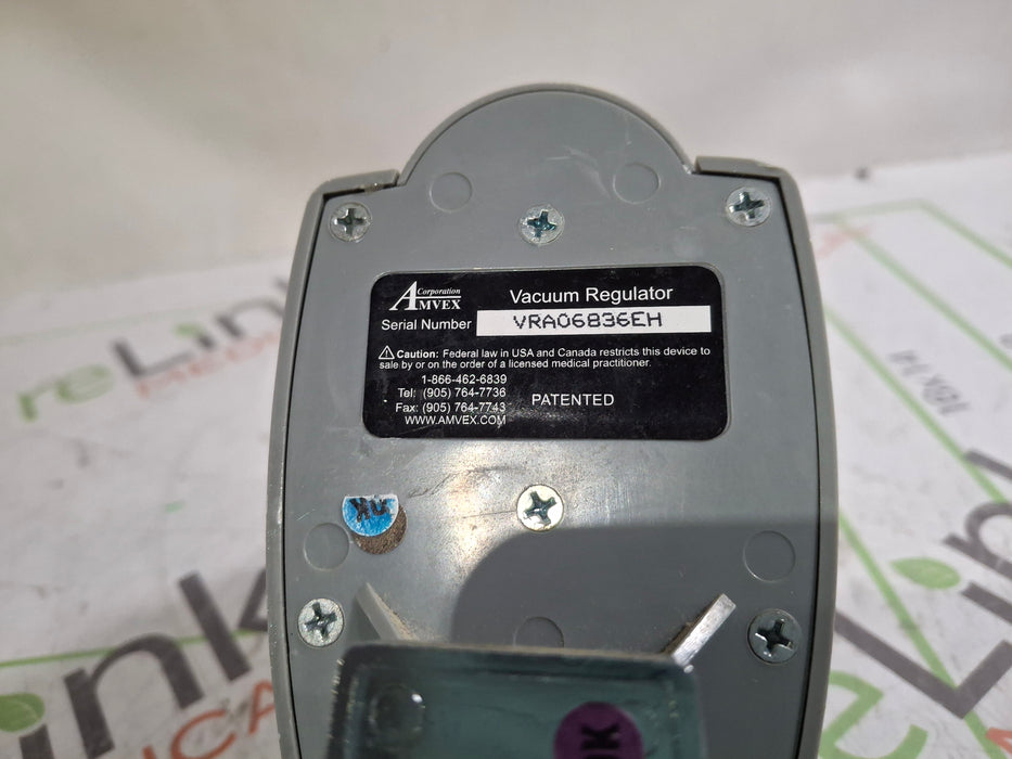 Amvex Vacuum Regulator