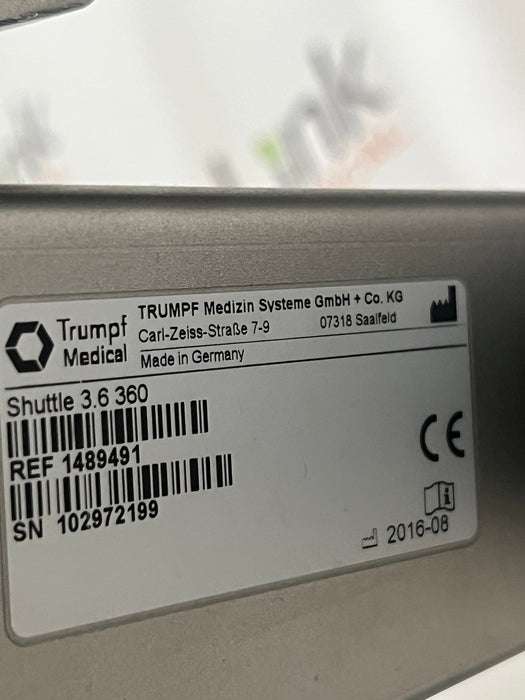 TRUMPF 3.6 360 Shuttle Surgical Table