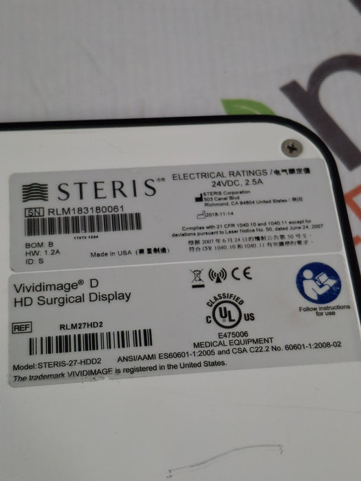 Steris VividImage D HD Surgical Display
