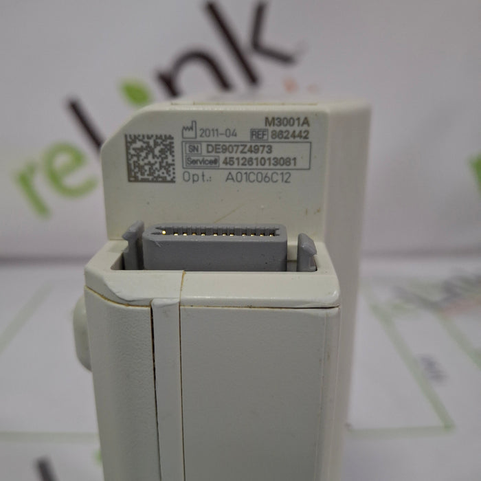 Philips M3001A-A01C06C12 Fast SpO2, NIBP, 12 lead ECG, Temp, IBP MMS Module