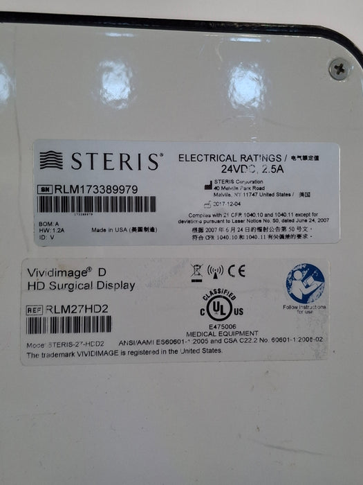 Steris VividImage D HD Surgical Display