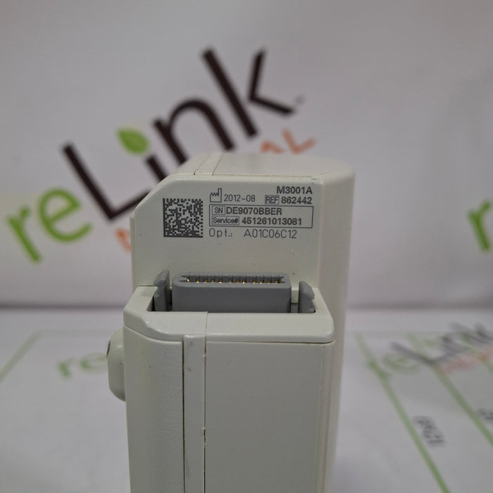 Philips M3001A-A01C06C12 Fast SpO2, NIBP, 12 lead ECG, Temp, IBP MMS Module