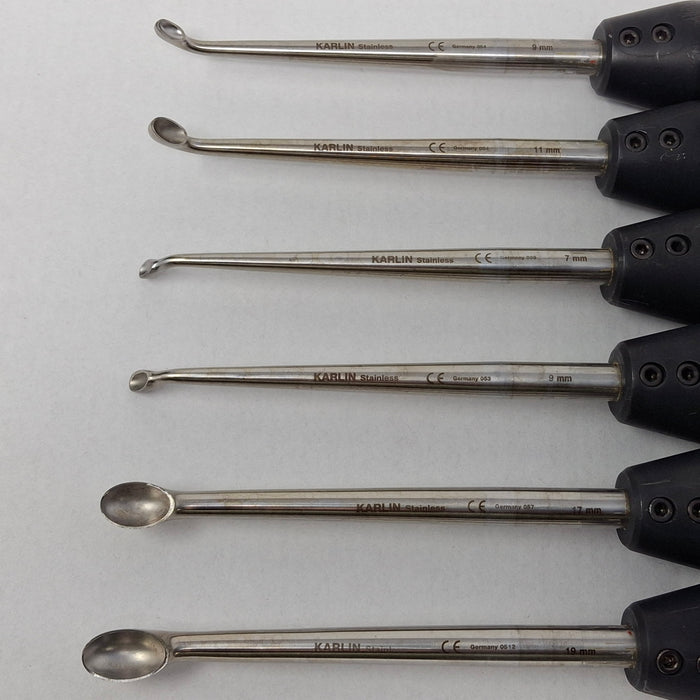 Codman Karlin XL Magnum Cup Curette Set