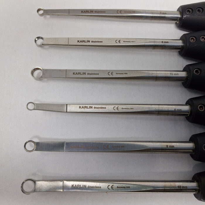 Codman Karlin Cobb Elevator and Ring Curette Set