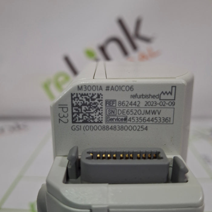 Philips M3001A-A01C06 Fast SpO2, NIBP, ECG, Temp, IBP MMS Module