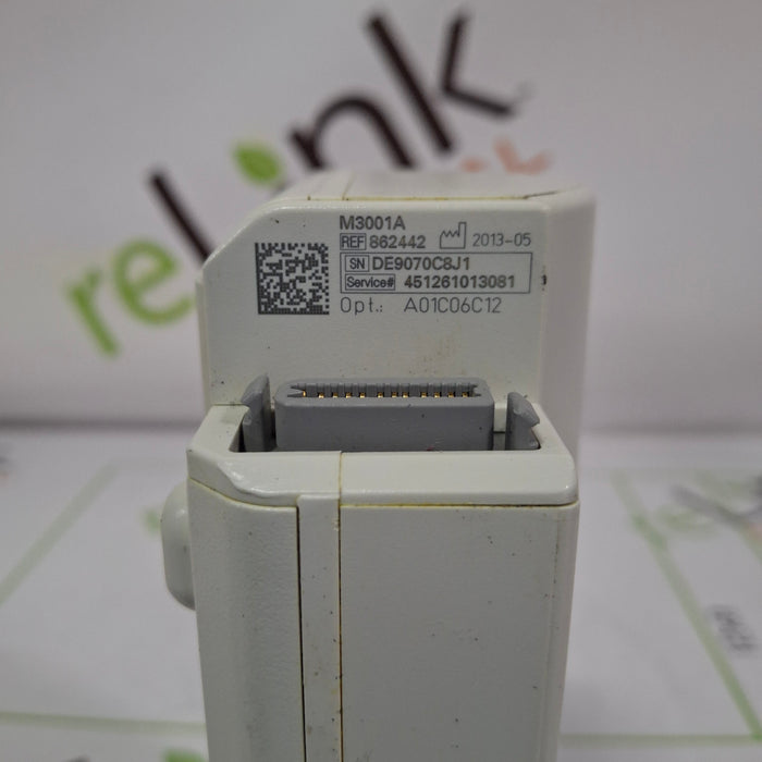 Philips M3001A-A01C06C12 Fast SpO2, NIBP, 12 lead ECG, Temp, IBP MMS Module