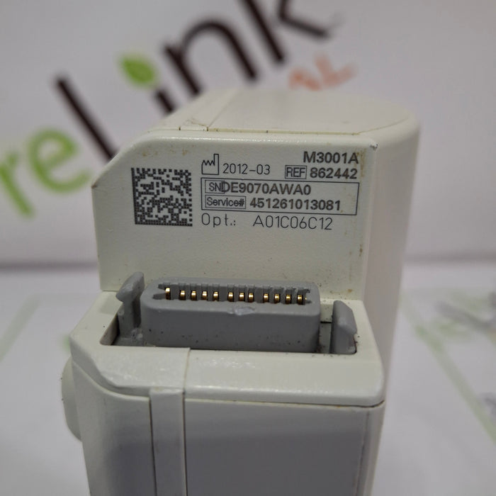 Philips M3001A-A01C06C12 Fast SpO2, NIBP, 12 lead ECG, Temp, IBP MMS Module