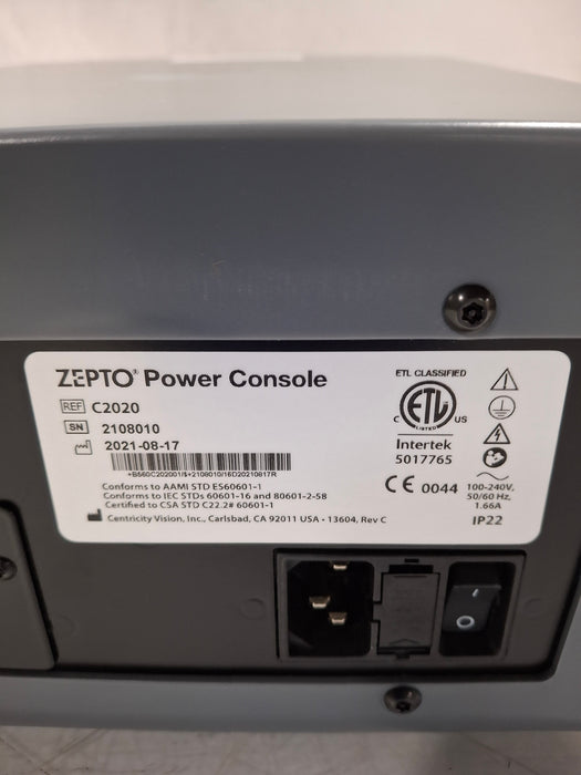 Zepto Precision Pulse Capsulotomy Power Console