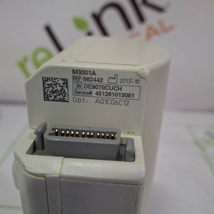 Philips M3001A-A01C06C12 Fast SpO2, NIBP, 12 lead ECG, Temp, IBP MMS Module