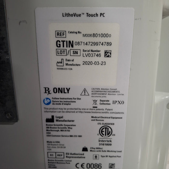 Boston Scientific Lithovue Touch PC Monitor