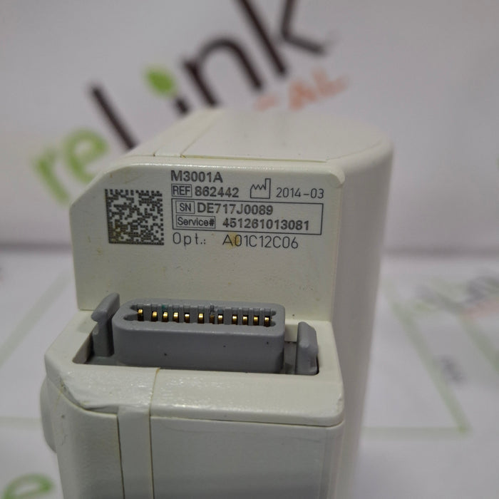 Philips M3001A-A01C06C12 Fast SpO2, NIBP, 12 lead ECG, Temp, IBP MMS Module