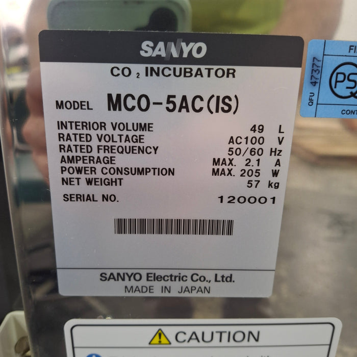 Sanyo MCO-5AC (IS) CO2 Incubator