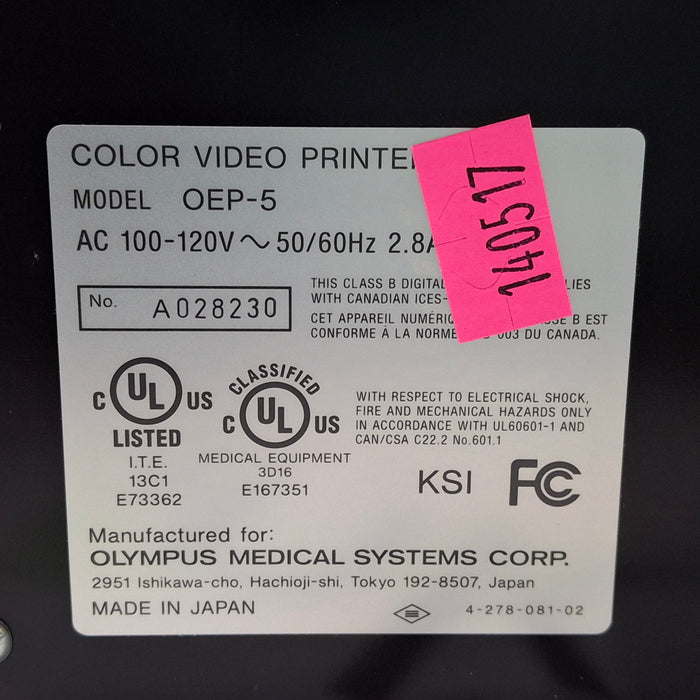 Olympus OEP-5 Color Video Printer