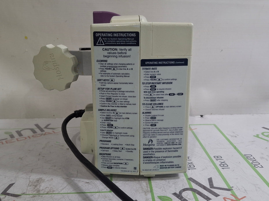 Hospira Plum A+ Infusion Pump
