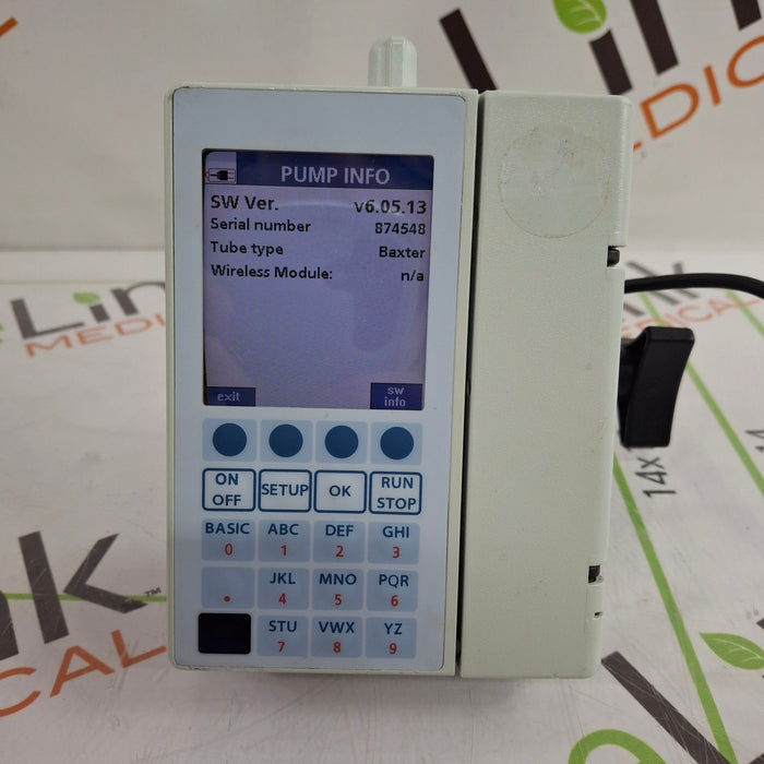 Baxter Sigma Spectrum 6.05.13 with B/G Battery Infusion Pump