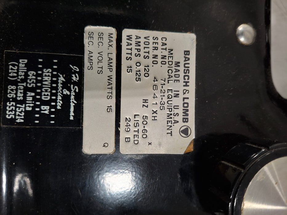 Bausch and Lomb 71-21-35 Keratometer