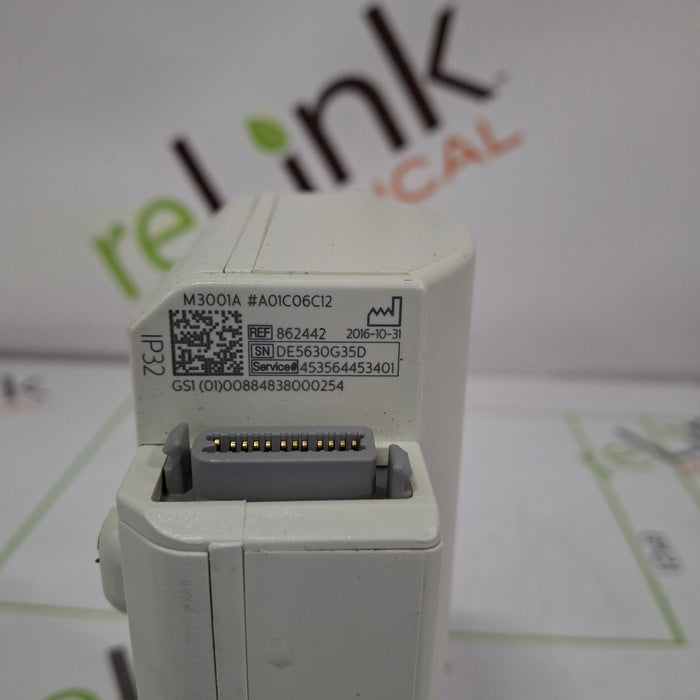 Philips M3001A-A01C06C12 Fast SpO2, NIBP, 12 lead ECG, Temp, IBP MMS Module