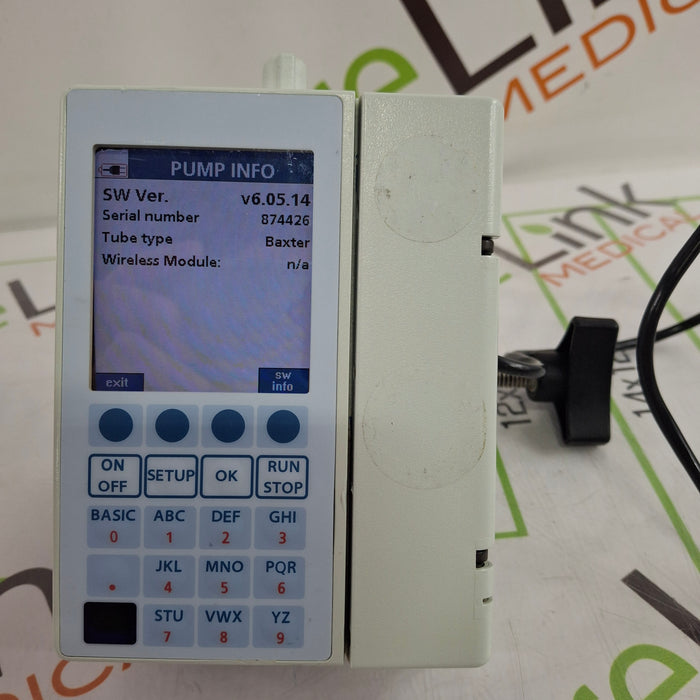 Baxter Sigma Spectrum 6.05.14 with B/G Battery Infusion Pump