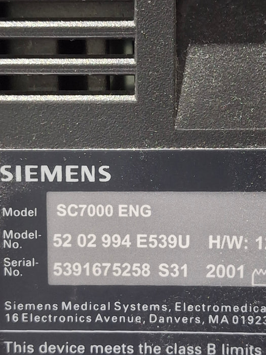 Siemens SC 7000 Patient Monitor