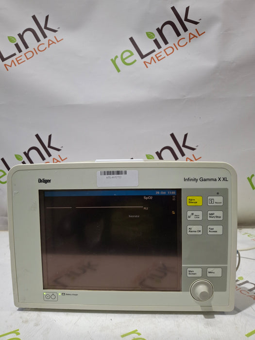 Draeger Medical Infinity Gamma X XL Patient Monitor