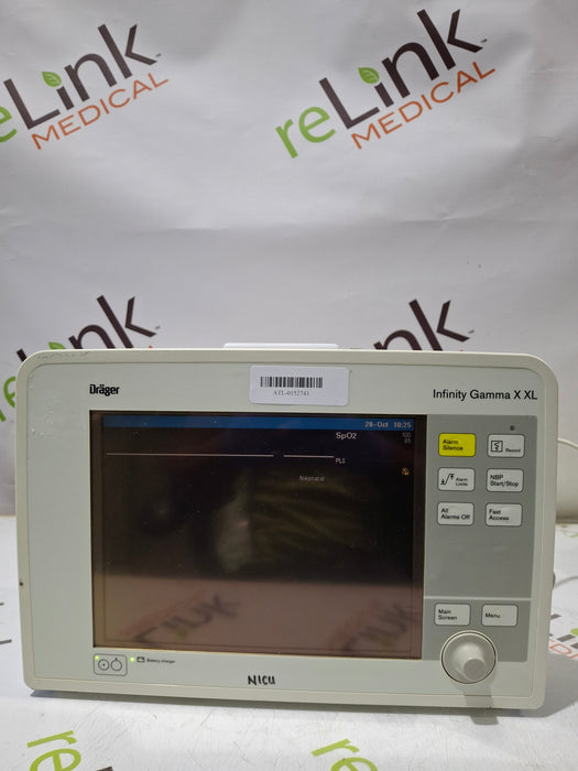 Draeger Medical Infinity Gamma X XL Patient Monitor