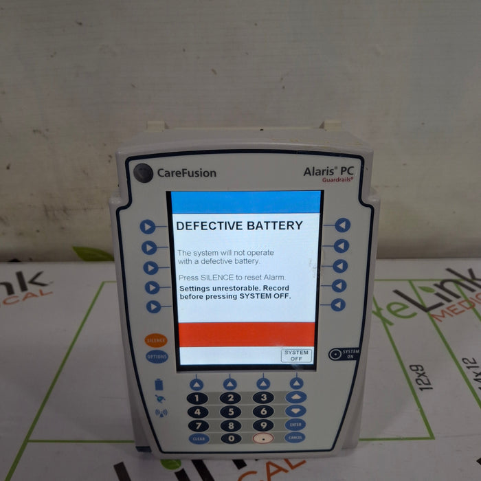CareFusion Alaris 8015 Large Screen POC Infusion Pump