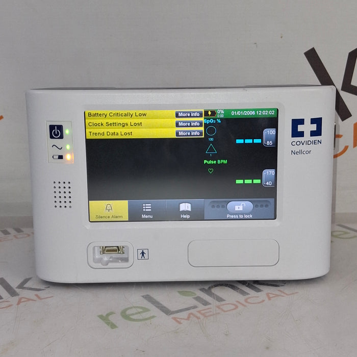 Covidien PM1000N Nellcor Bedside SPO2 Monitor
