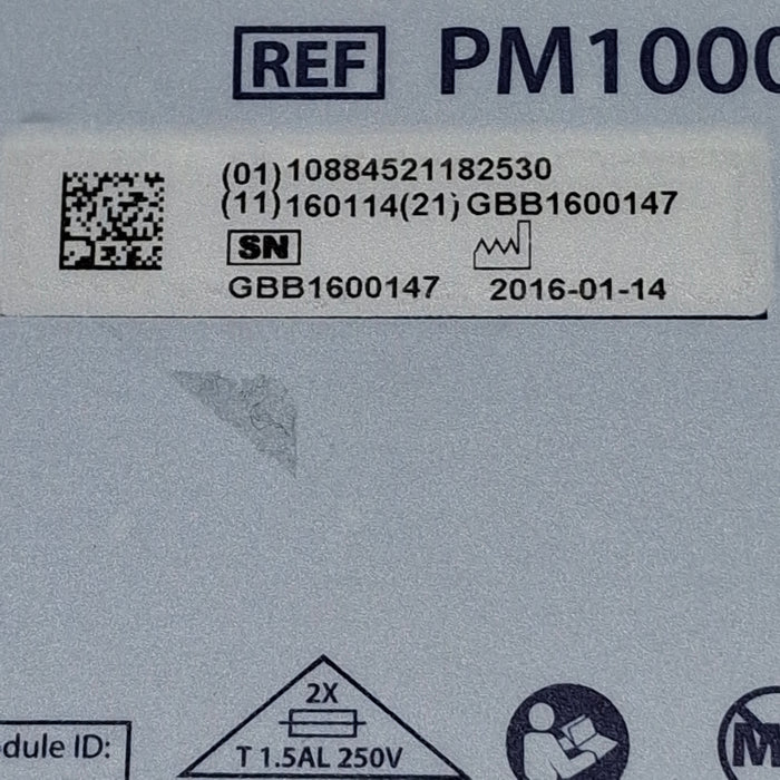 Covidien PM1000N Nellcor Bedside SPO2 Monitor