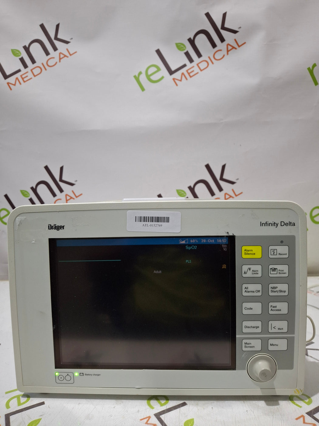 Draeger Medical Infinity Delta Patient Monitor