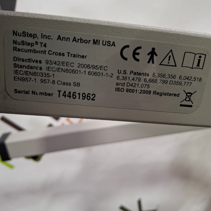 NuStep, Inc. T4 Recumbent Cross Trainer