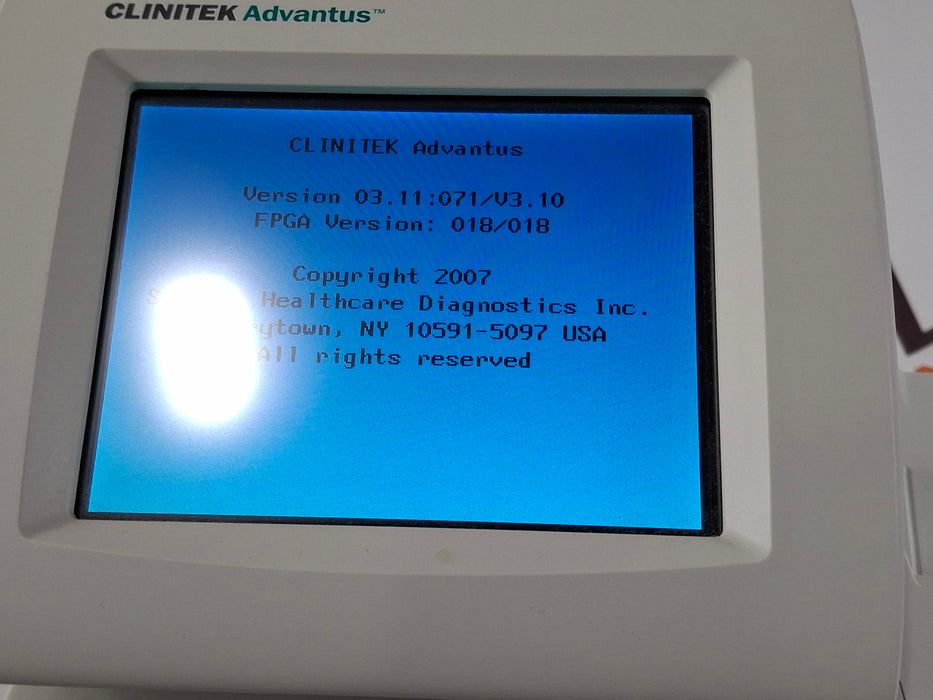 Siemens Clinitek Advantus Analyzer