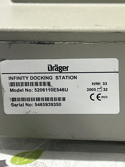 Draeger Medical Infinity Docking Station Infinity Delta Series