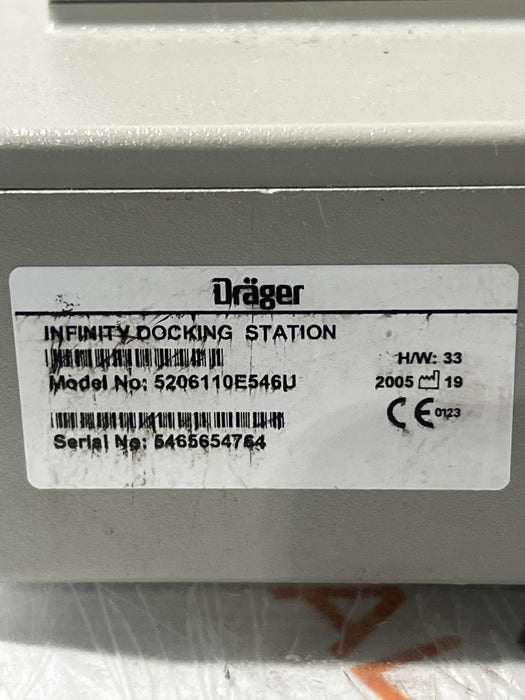 Draeger Medical Infinity Docking Station Infinity Delta Series