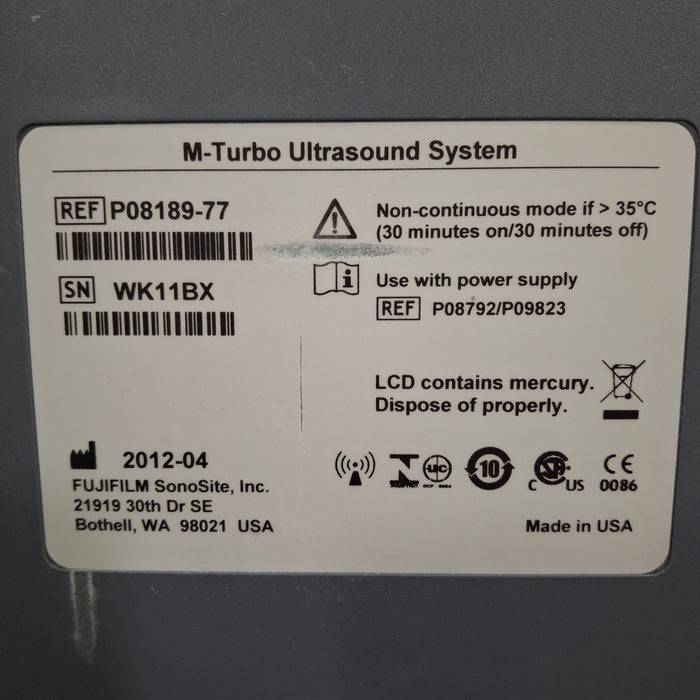 Sonosite M-Turbo Ultrasound