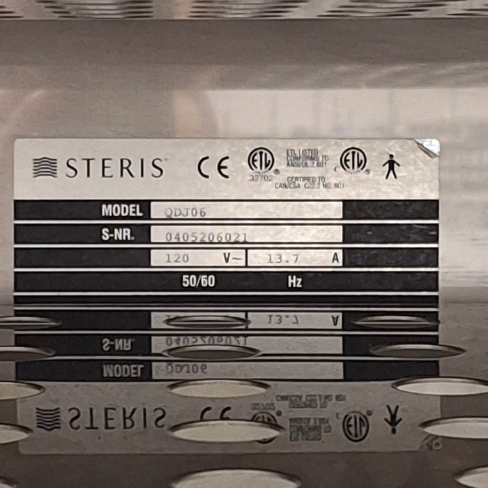 Steris QDJ06 Dual Compartment Warming Cabinet