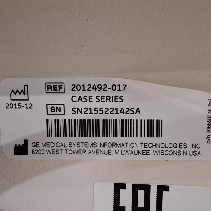 GE Healthcare Case Series Console w/ T2100-ST2 Stress Test System